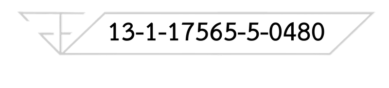 เลขที่ทะเบียน อย. 13-1-17565-5-0480