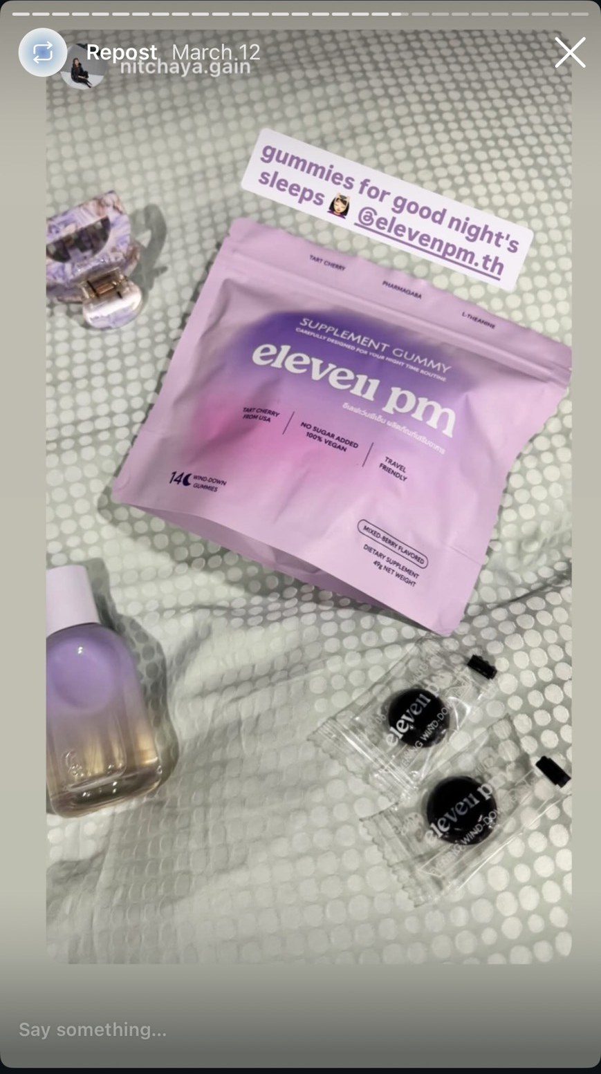 eleven pm sleep gummy real customer review — social proof 18