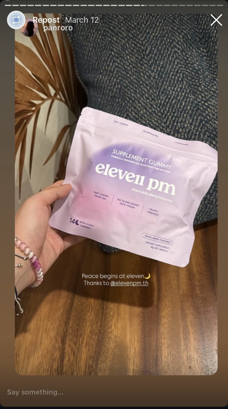 eleven pm sleep gummy real customer review — social proof 19