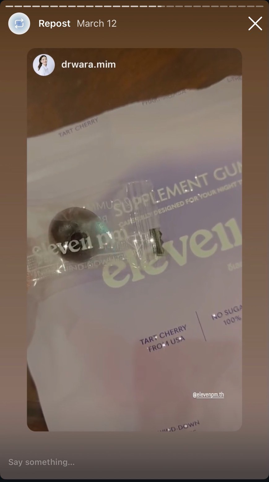 eleven pm sleep gummy real customer review — social proof 20