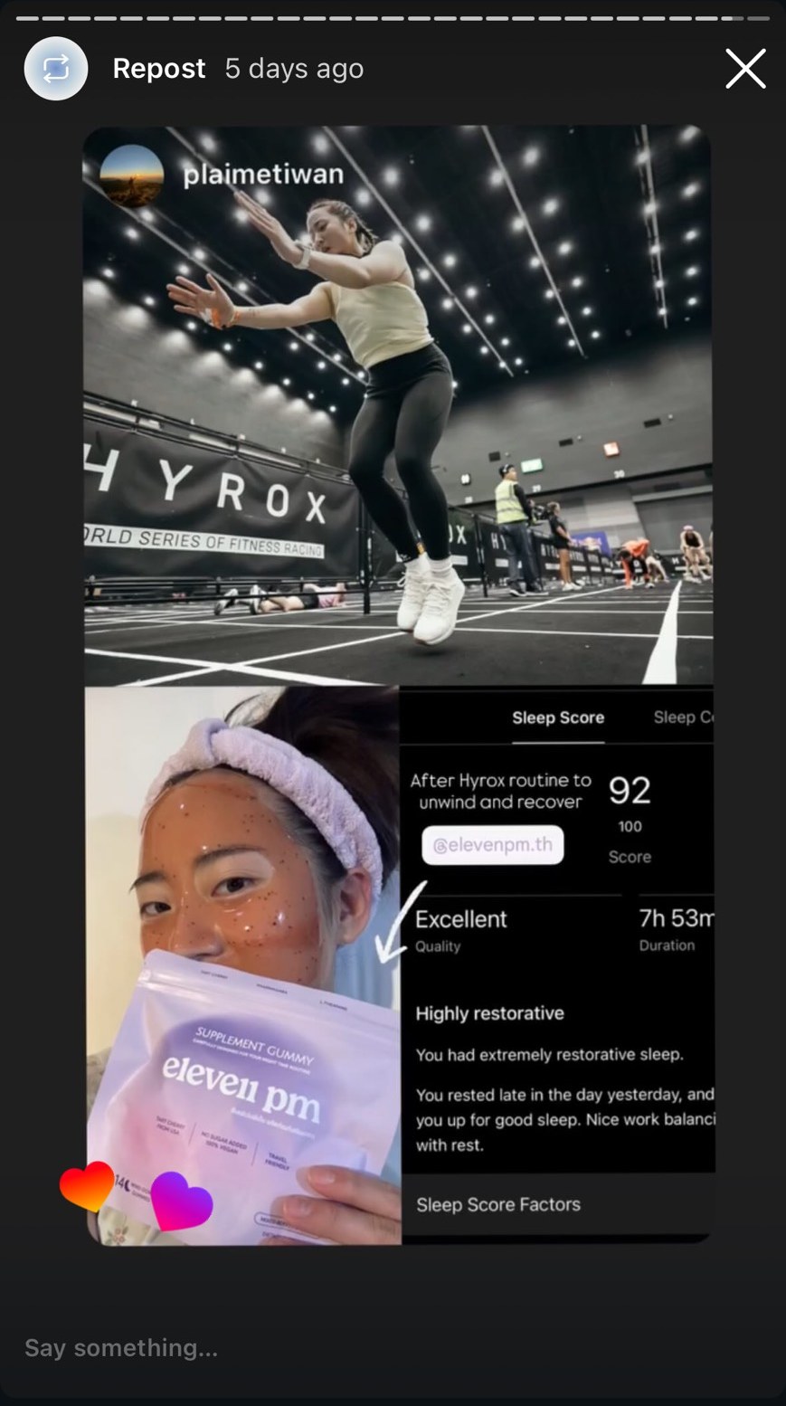 eleven pm sleep gummy real customer review — social proof 28