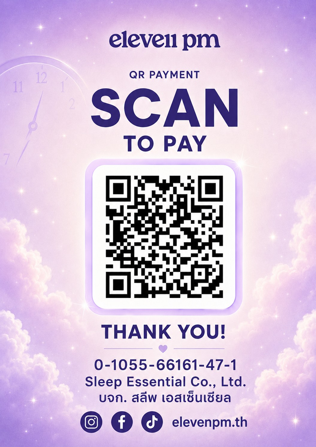QR PromptPay — eleven pm